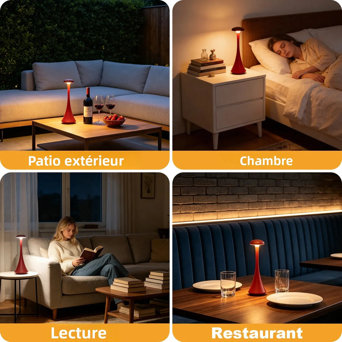 En ambiance : chambre, salon, lecture