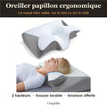 Oreiller papillon ergonomique en mousse à mémoire de forme